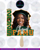 Custom Graduation Fans | High School or College Graduation | Personalized Keepsake Fan