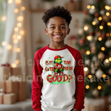 "Is It Too Late To Be Good?" Grinch-Inspired Raglan T-Shirt