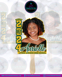 Custom Graduation Fans | High School or College Graduation | Personalized Keepsake Fan