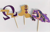 Omega Cupcake Toppers
