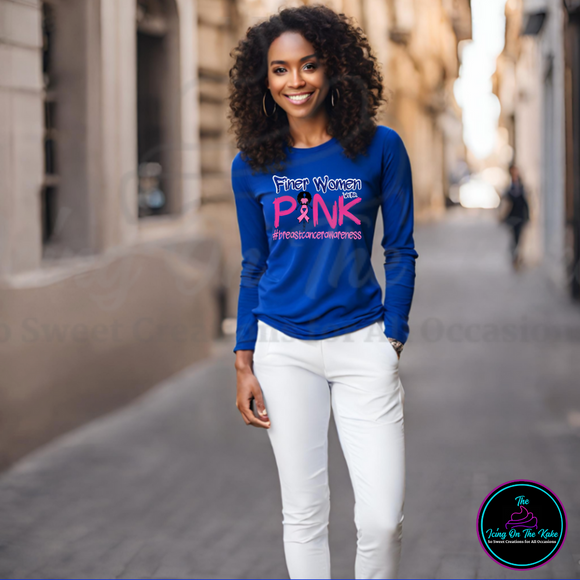 Finer Women Wear Pink - Breast Cancer Awareness T-shirt