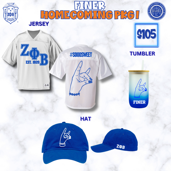 Gamma Alpha 2025 FINER Homecoming Package