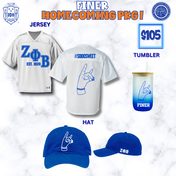 Gamma Alpha 2025 FINER Homecoming Package