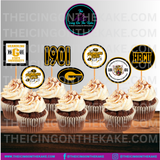 College/HBCU Cupcake Toppers