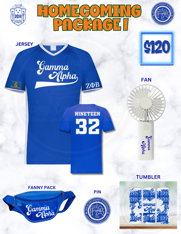 Gamma Alpha (Zeta) 2024 Homecoming Package