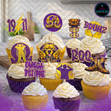 Omega Cupcake Toppers