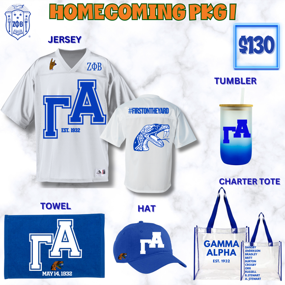 Gamma Alpha (Zeta) 2025 Homecoming Package