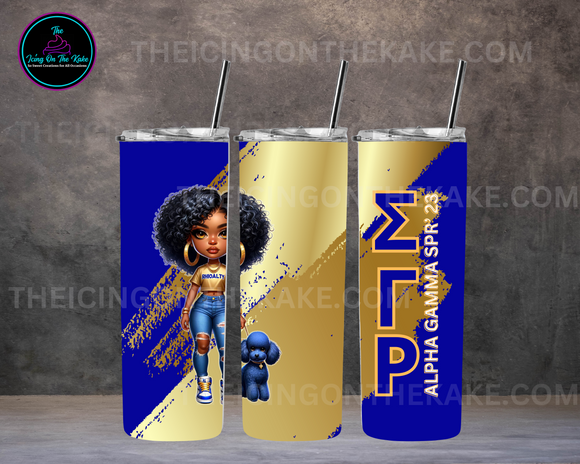 SGRHO PRETTY POODLE TUMBLER