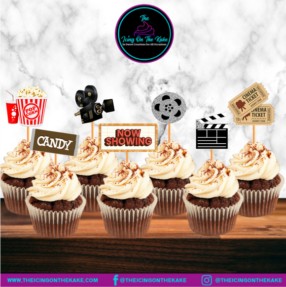 Movie Theme Cupcake Toppers