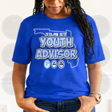 Zeta Florida Youth Advisor T-Shirt (Unisex | Royal Blue)