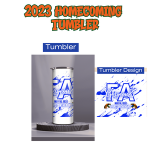 Zeta Tumbler: Custom Gamma Alpha 2023 HOCO