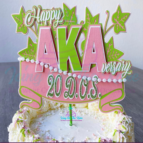 AKAversary Cake Topper (AKA inspired)