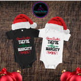 Family Christmas Shirts/Dear Santa They're the Naughty Ones