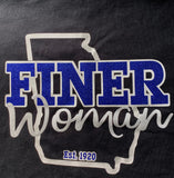 Zeta FINER WOMAN t-shirt (Customize the State)