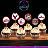 College/HBCU Cupcake Toppers