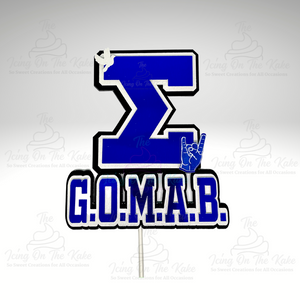 Sigma Cake Topper