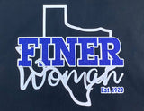 Zeta FINER WOMAN t-shirt (Customize the State)