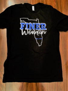 Zeta FINER WOMAN t-shirt (Customize the State)