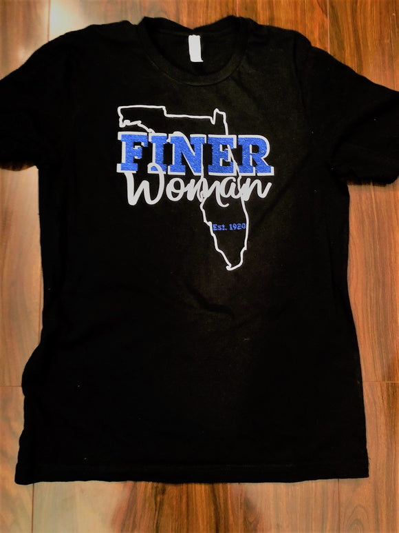 Zeta FINER WOMAN t-shirt (Customize the State)