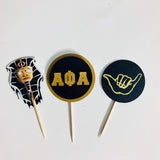 Ice Cold Alpha Cupcake Toppers